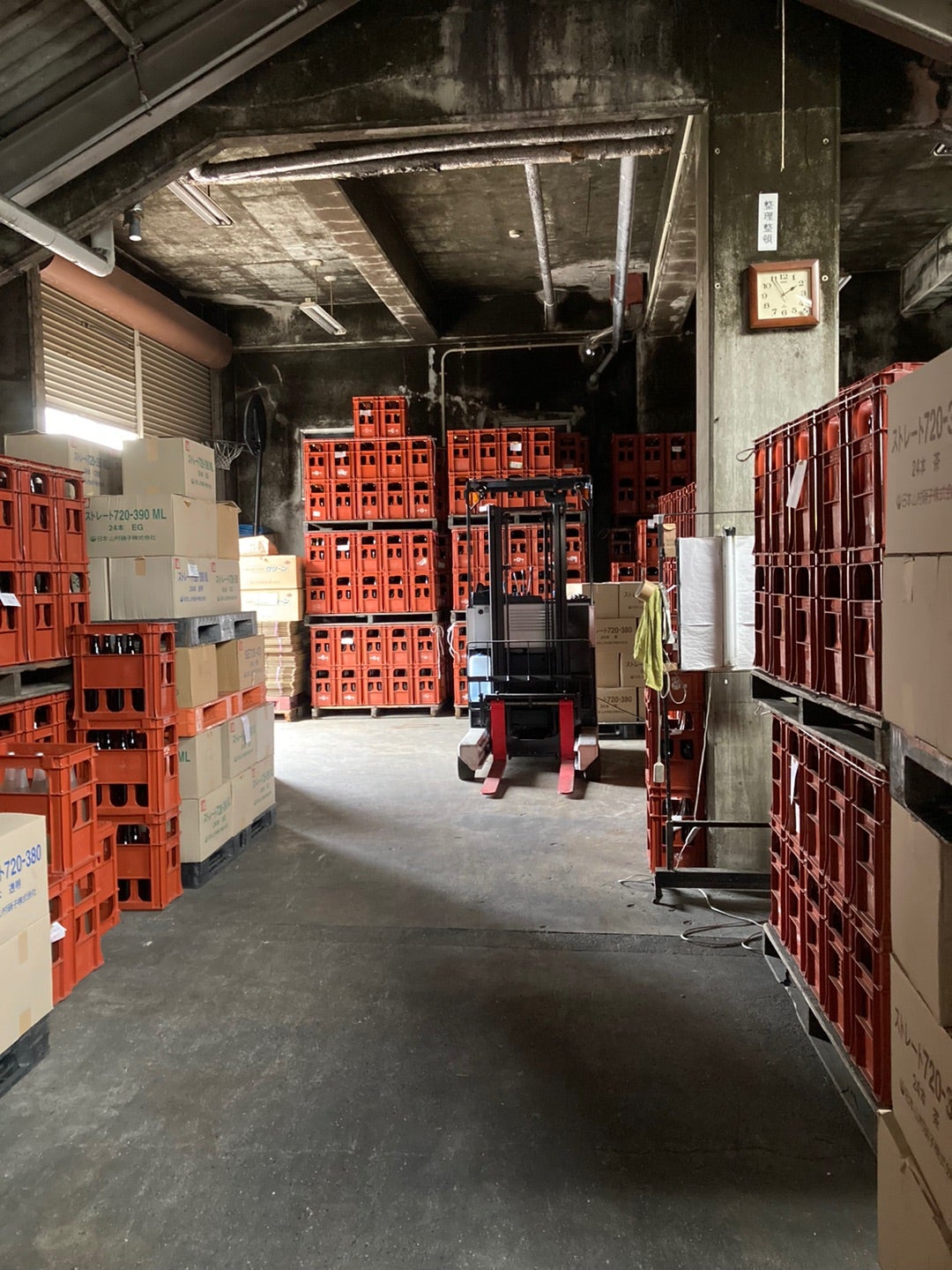 写真:貯蔵してあるお酒