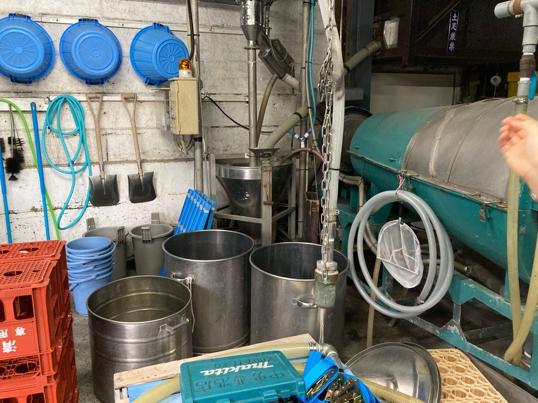 写真:お米を洗う洗米の場所
